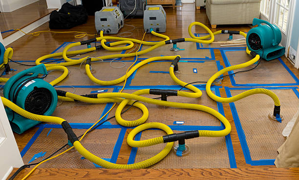 Professional Burst Pipe Water Damage technician working in Eureka, CA